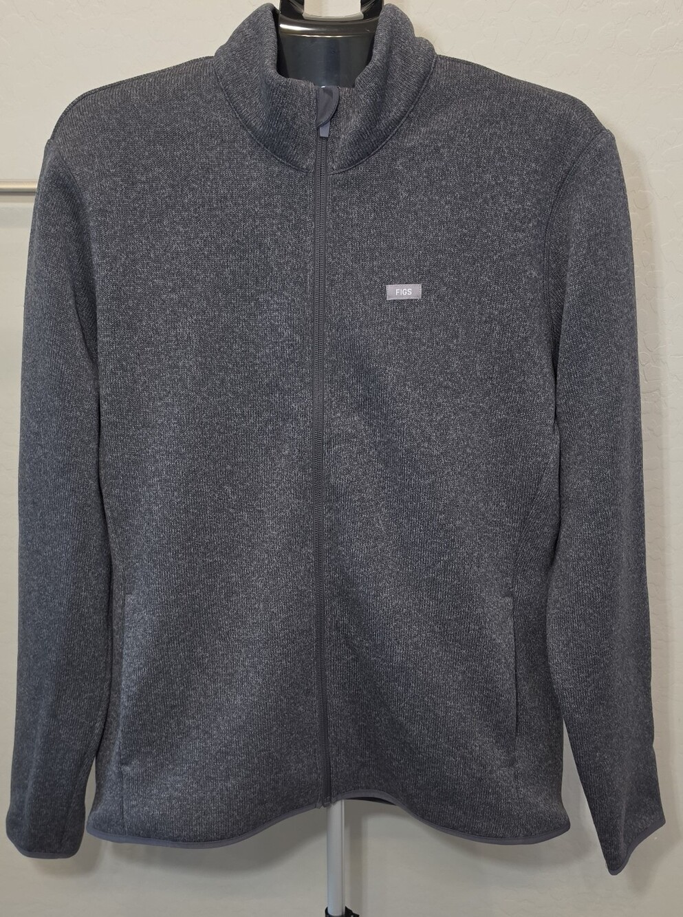 Men's Teams Sweater Knit Jacket from the healthcare apparel brand FIGS (1001120)